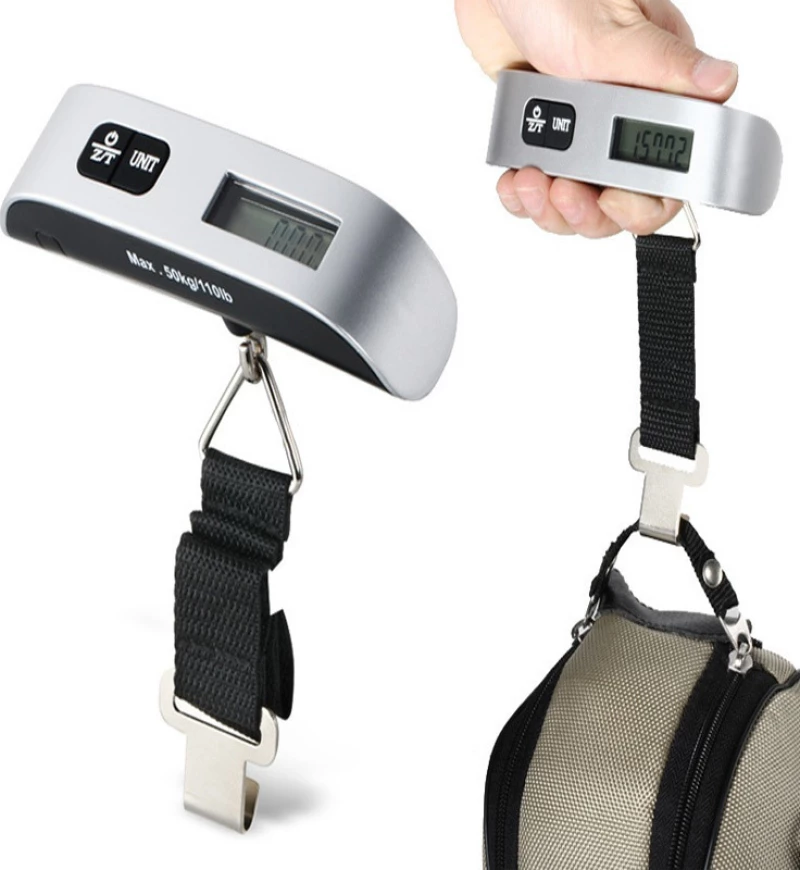 Ηλεκτρονική ζυγαριά ακριβείας έως 50KG ιδανική για ταξίδια