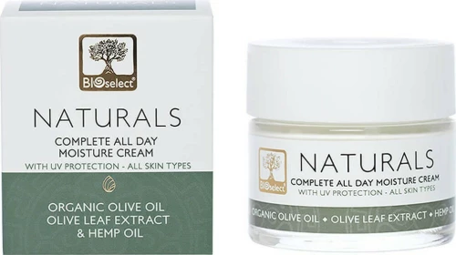 Bioselect All Day Moisture Cream & UV Protection With Organic Olive Oil 50ml