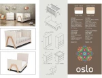 Ντουλάπα Oslo Δίφυλλη White-Walnut 101x54x180cm