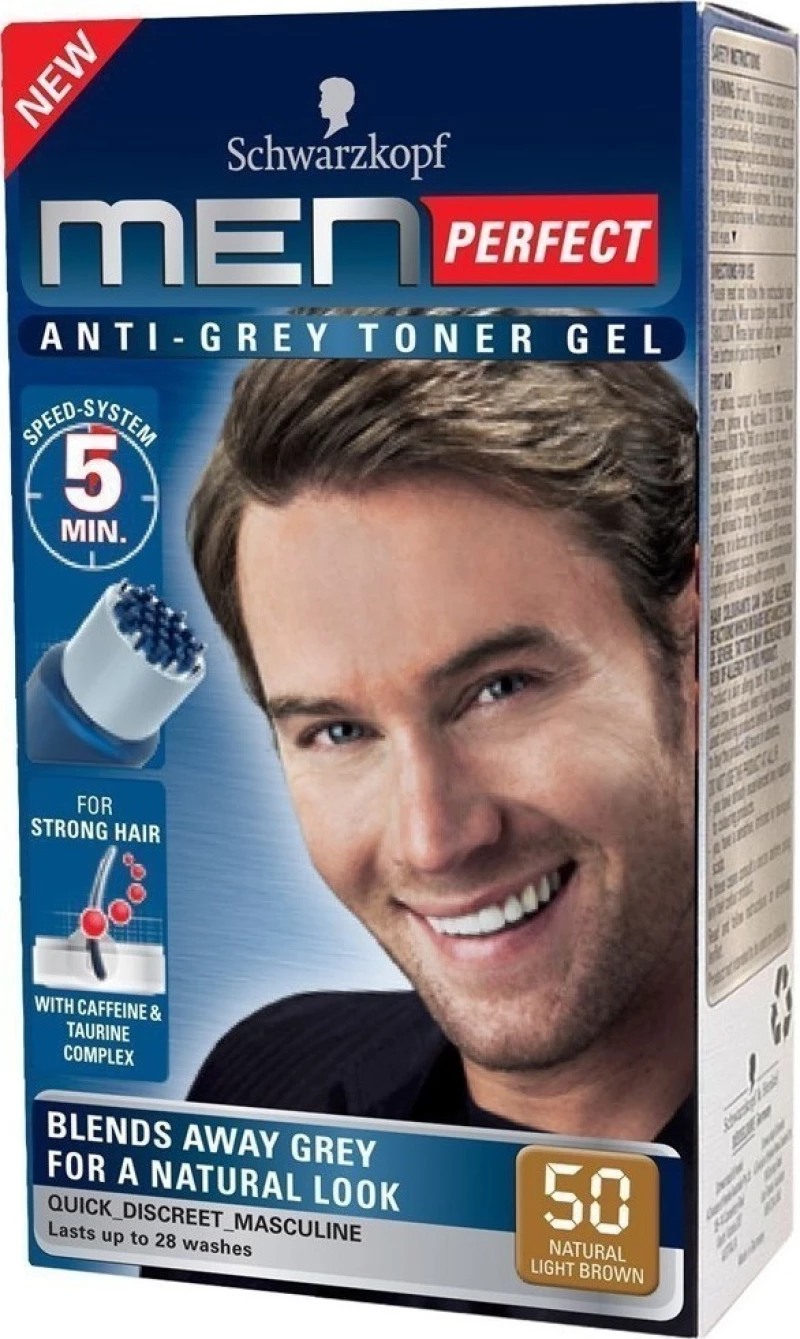 Schwarzkopf Men Perfect 50 Φυσικό Καστανό Ανοιχτό 40ml