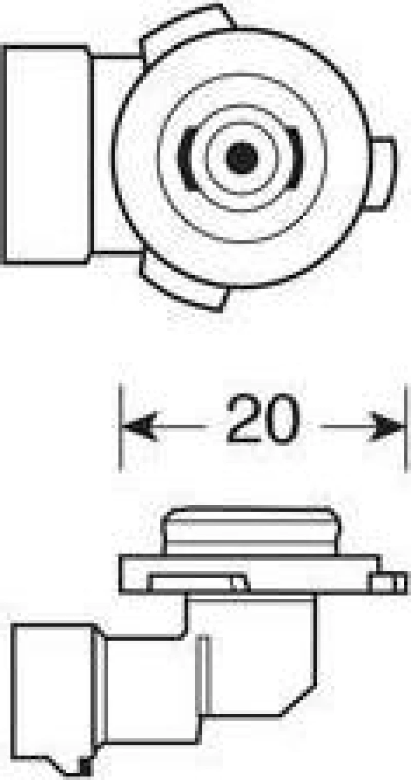 Lampa H10 Halo Led 10V/30V 1τμχ