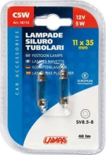 Lampa C5W Festoon lamp 12V 2τμχ