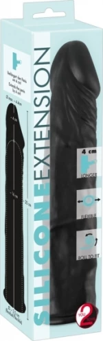 You2Toys Silicone Extension 19cm Black