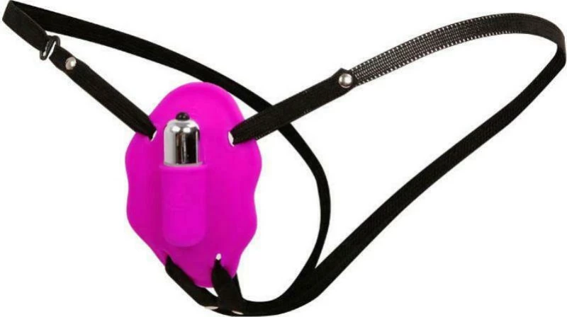 Baile Harness Vibrating Love Rider Pink