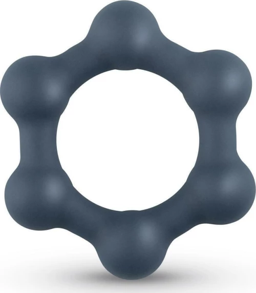 Boners Hexagon Cockring with Steel Balls