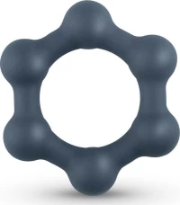 Boners Hexagon Cockring with Steel Balls