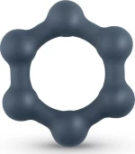 Boners Hexagon Cockring with Steel Balls