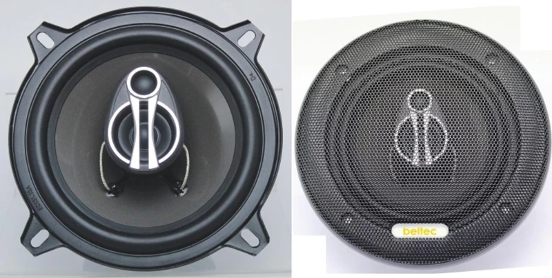 Beltec Audio Bl50C Ζεύγος Ομοαξονικών Ηχείων (5.25"-13Cm) Ισχύος 40Wrms/4Ω