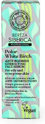 Natura Siberica Bereza Polar White Birch Anti-Blemish Correcting Face Serum 30ml