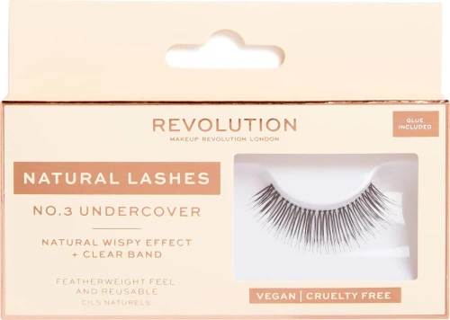 Revolution Beauty Natural Lashes 3 Undercover