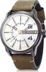 Curren 8306 Olive White
