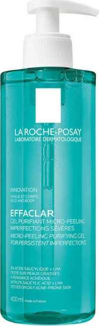 La Roche Posay Effaclar Face And Body Micro-Peeling Purifying Gel Wash 400ml