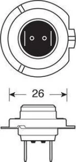 Lampa H7 Blu-Xe 24V 2τμχ