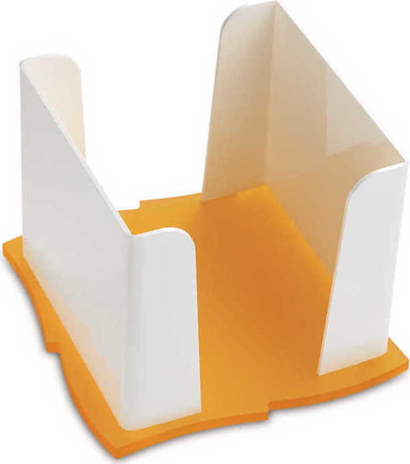 Χαρτοπετσετοθήκη plexiglass δίχρωμη κίτρινη - λεύκη 16x16x15cm Garibaldi IAX02-25-YL