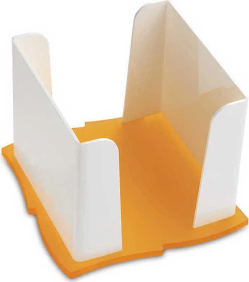 Χαρτοπετσετοθήκη plexiglass δίχρωμη κίτρινη - λεύκη 20x20x15cm Garibaldi IAX02-33-YL