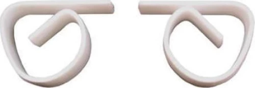 Πιάστρα τραπεζομάντηλου πλαστική λευκή 4 τεμάχια 04-611