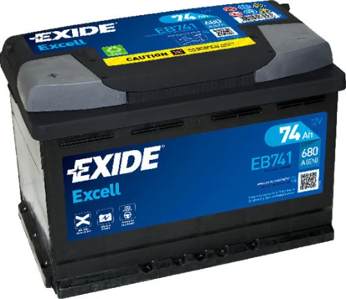 Exide Excell 12V 74Ah EB741