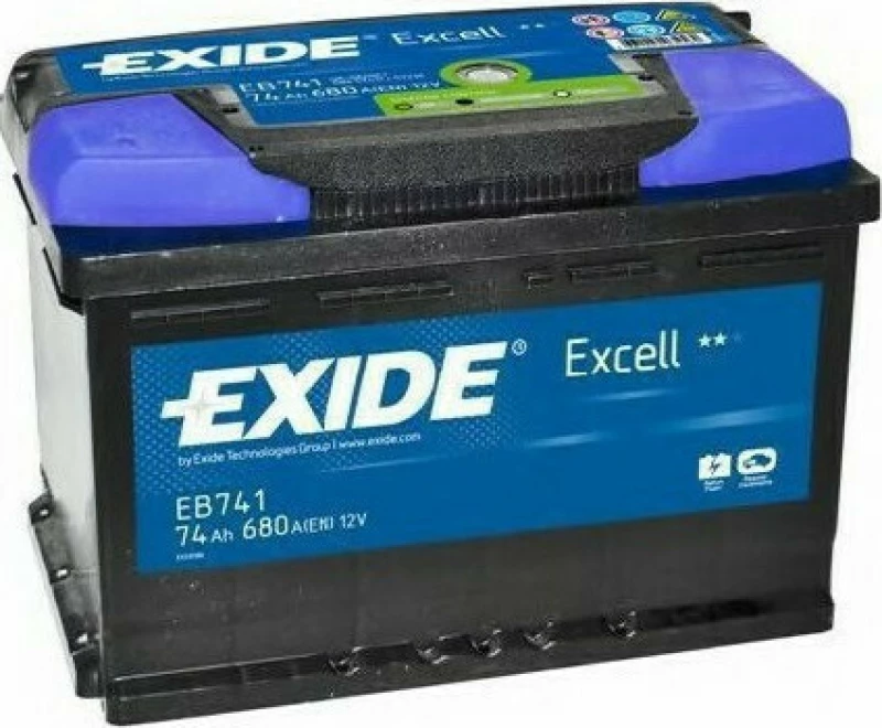 Exide Excell 12V 74Ah EB741