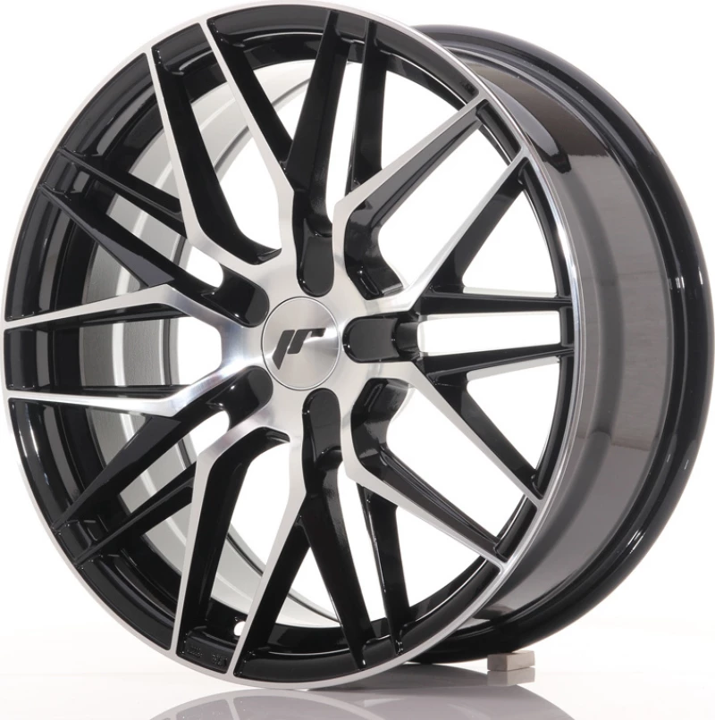 Japan Racing Wheels JR28 18x7.5 ET20-40 Gloss Black Machined Face