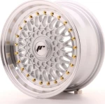 Japan Racing Wheels JR9 17x7.5 ET35 (4x100/108) Silver/Machined Lip