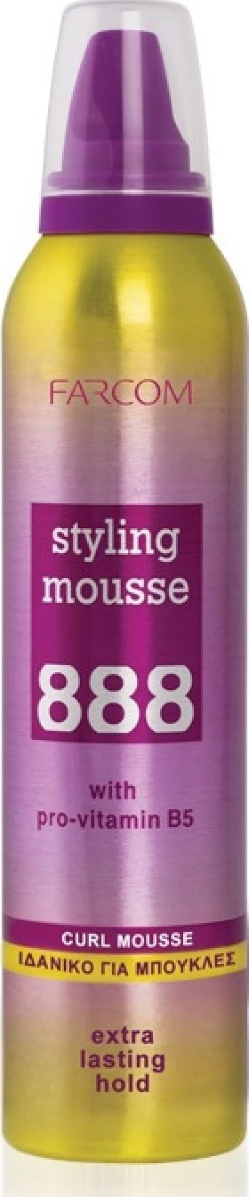 Farcom 888 Styling Mousse Extra Lasting Hold 250ml