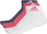 Adidas 3-Stripes Performance Ankle Socks 3 Pairs 3 ζεύγη