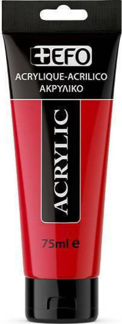 +Efo Acrylic 75ml 407 Carmine