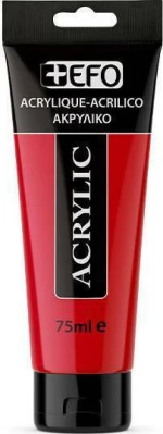 +Efo Acrylic 75ml 407 Carmine