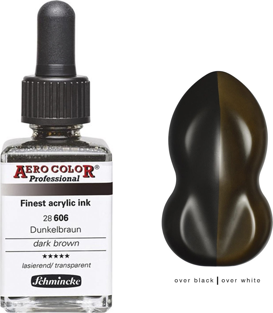 Schmincke Aero Color Professional 28ml 606 Dark Brown
