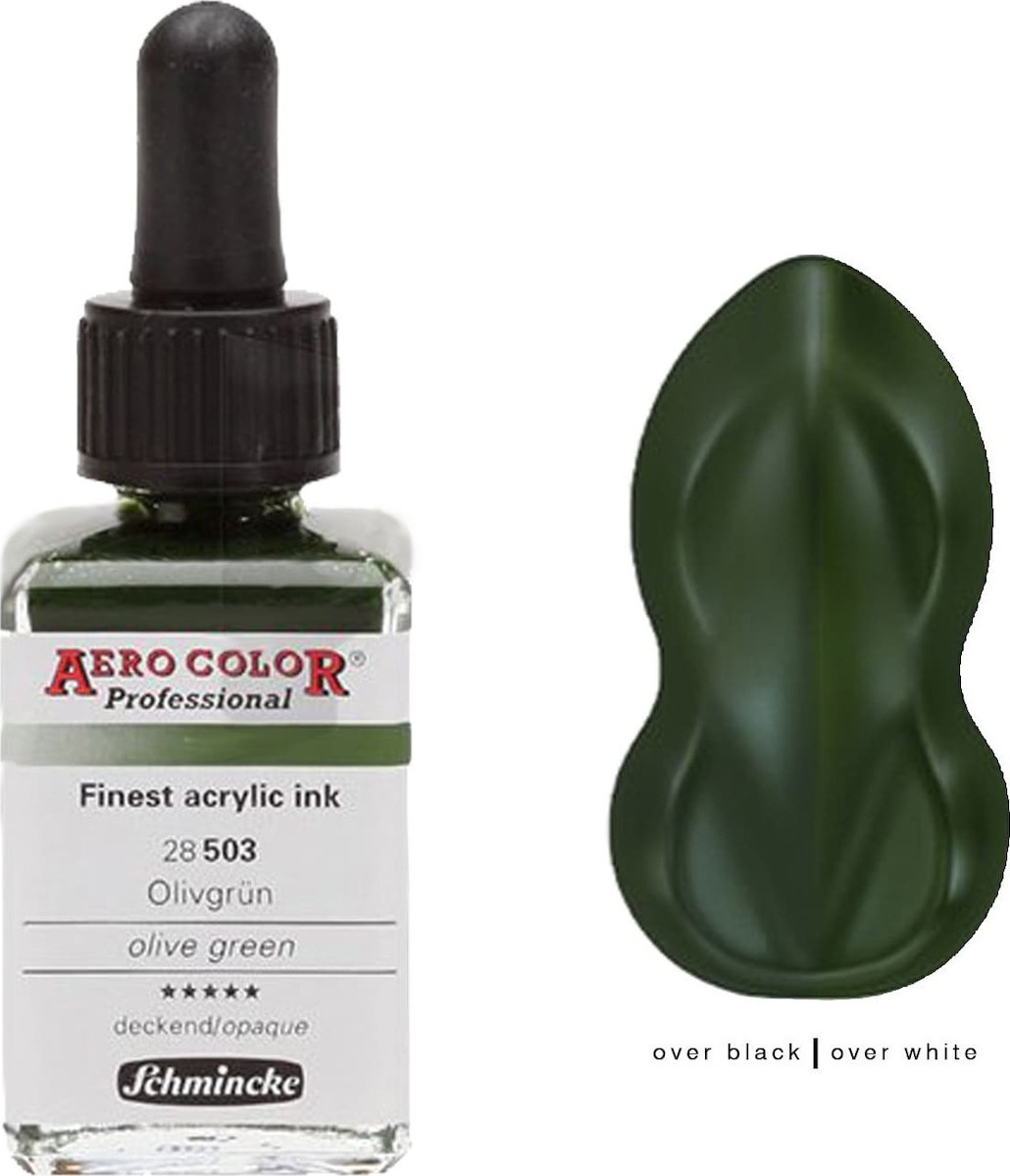 Schmincke Aero Color Professional 28ml 503 Olive Green