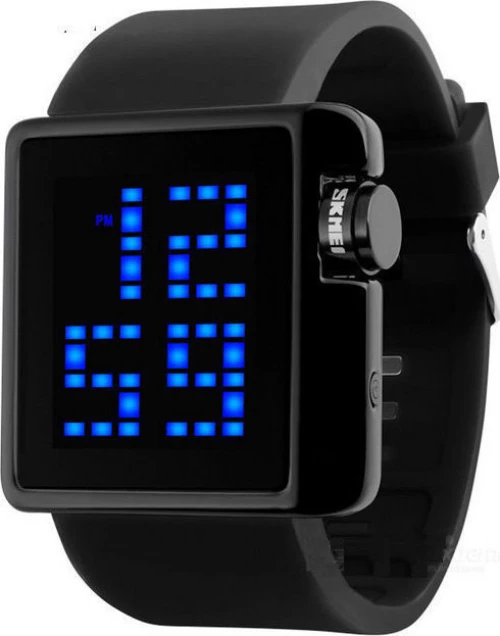 Ρολόι Unisex Αδιάβροχο Led 50M Skmei 1145