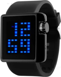 Ρολόι Unisex Αδιάβροχο Led 50M Skmei 1145
