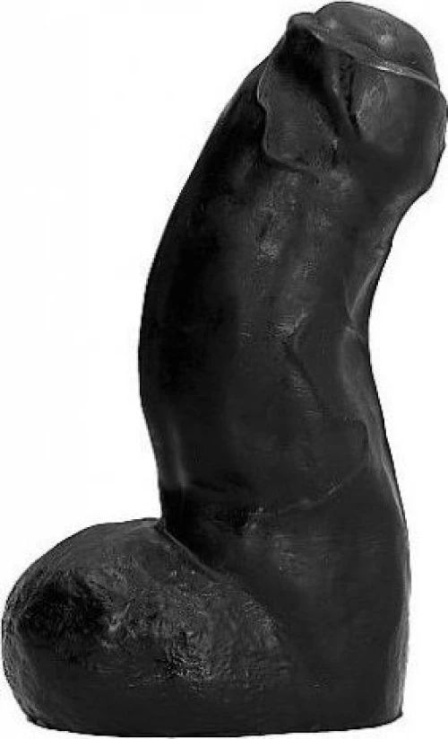 All Black Dildo 17cm Black