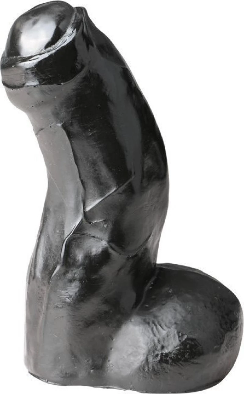All Black Dildo 17cm Black