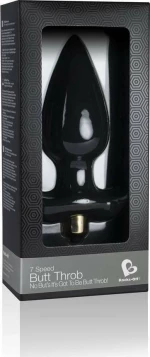 Rocks Off Butt Throb Black 7.6cm
