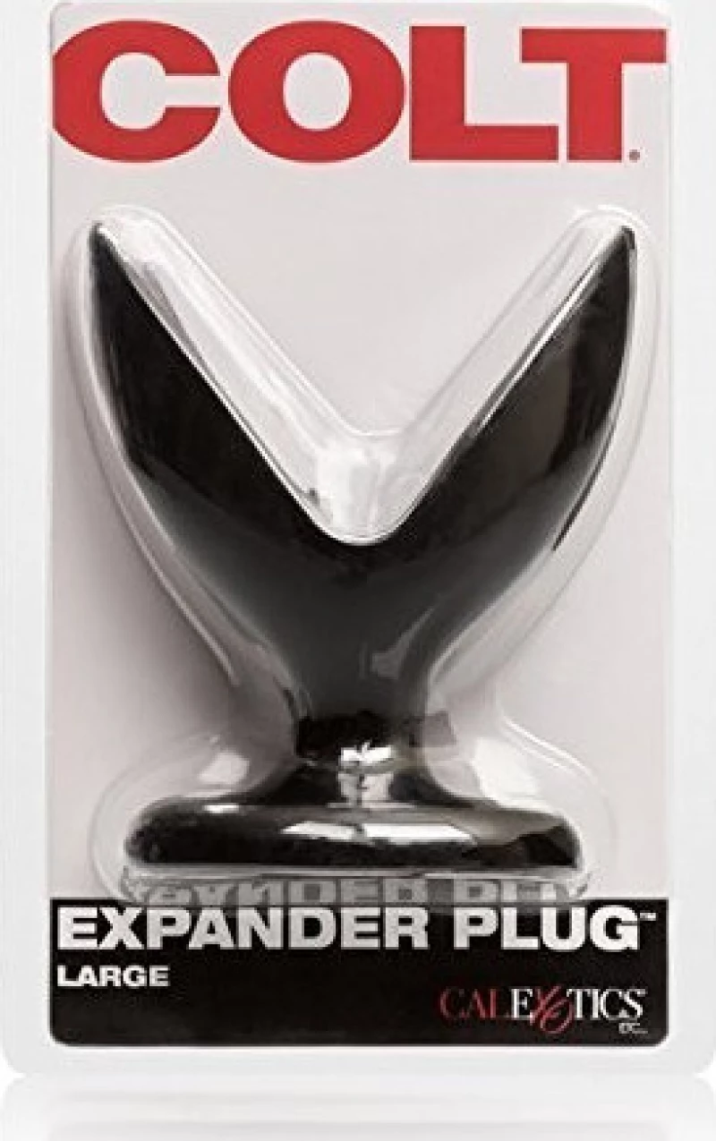 Colt Expander Plug Large Black 12cm