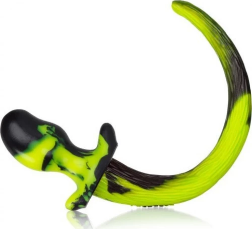 Oxballs Beagle Puppy Tail Medium Black/Yellow