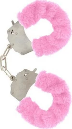 ToyJoy Furry Fun Cuffs Pink