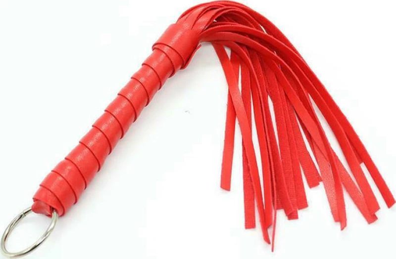 Fetish Addict Mini Flogger Red 28cm