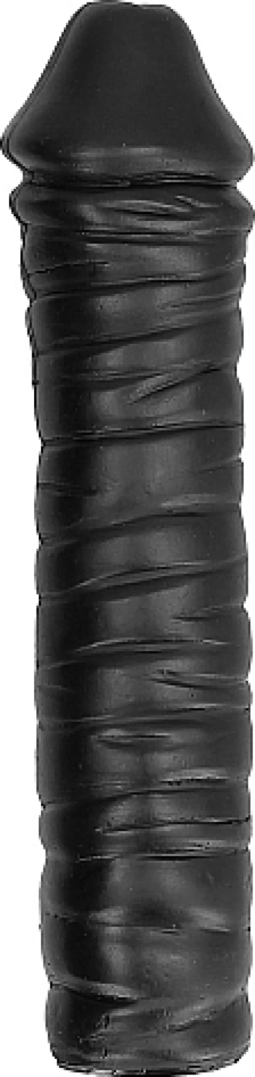 All Black Dildo 38cm Black AB51