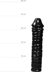 All Black Dildo 38cm Black AB51