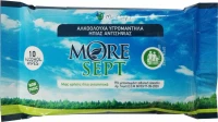 More Sept Μαντηλάκια Οινοπνεύματος 10τμχ