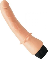 Seven Creations Vinyl Penis Shaped Vibrator 19cm