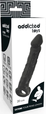 Addicted Toys Dong Extension Black 20cm
