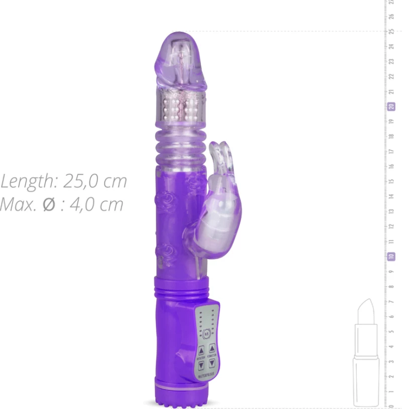 Easytoys Thrusting Rabbit 13cm Purple