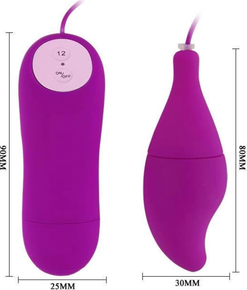 Baile Pleasure Shell Purple 8cm
