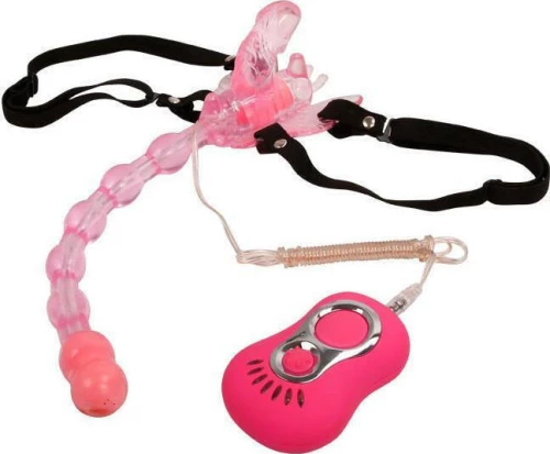 Baile Butterfly Strap-on Pink 19,5cm