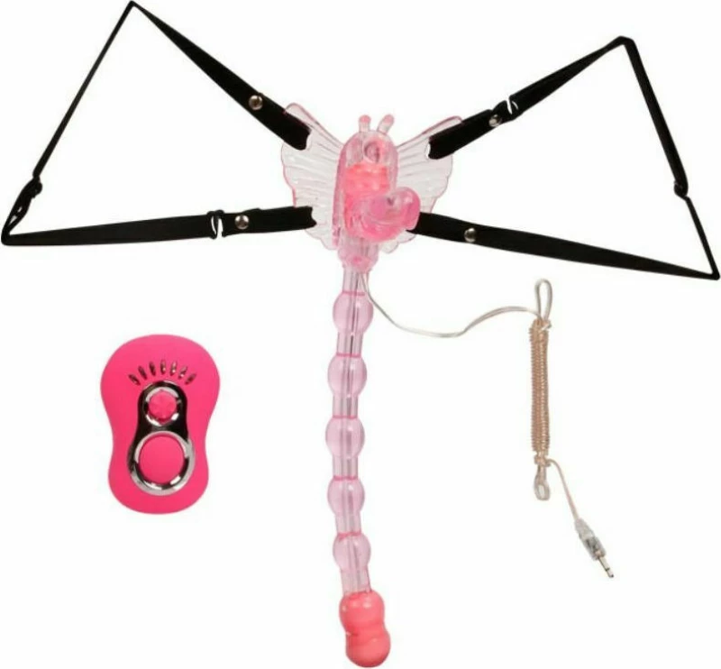 Baile Butterfly Strap-on Pink 19,5cm