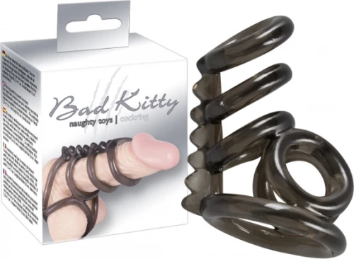 You2Toys Bad Kitty Penis-Testicles Ring