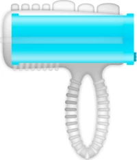CASUAL RING TONGUE VIBRATING BLUE